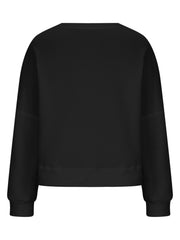 Halloween Skeleton Paw Print Oversized Sweatshirt
