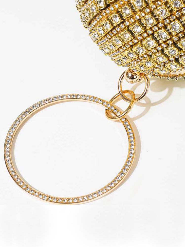 Rhinestone Tassels Ball Handbags