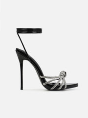 Rhinestone Embellishments Strap High Heel Sandal