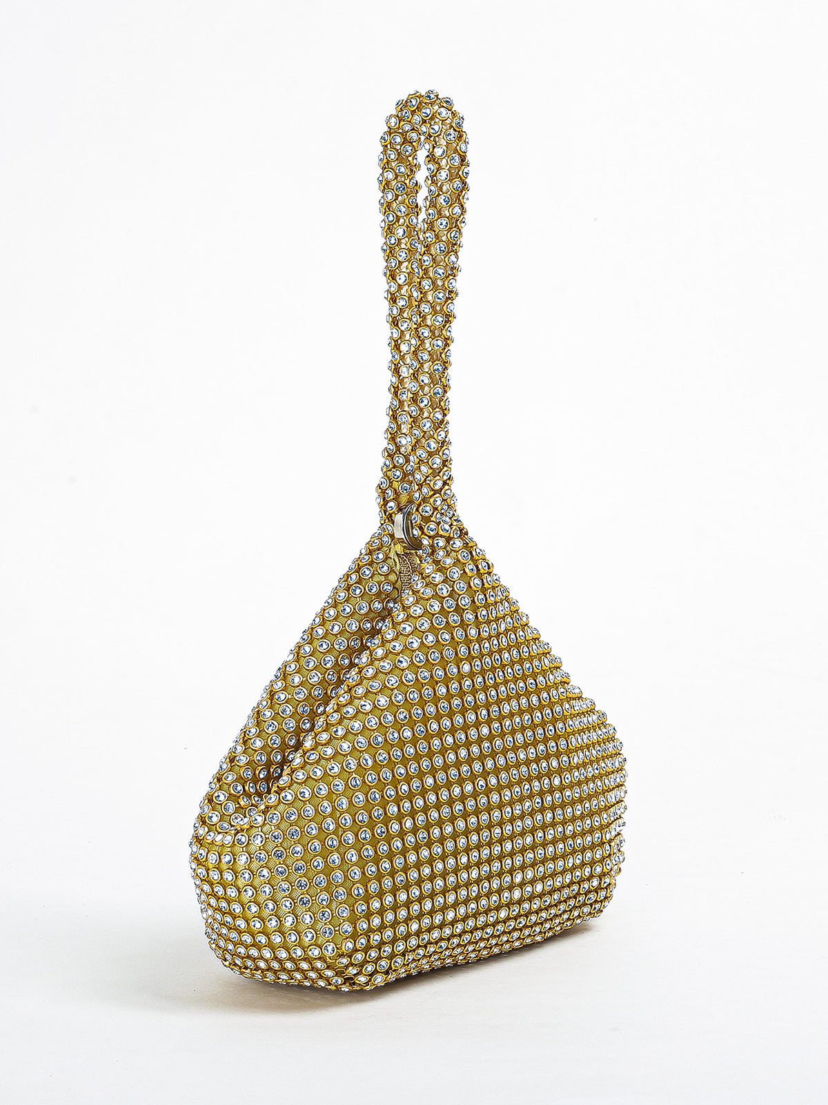 Rhinestone Triangle Evening Clutch