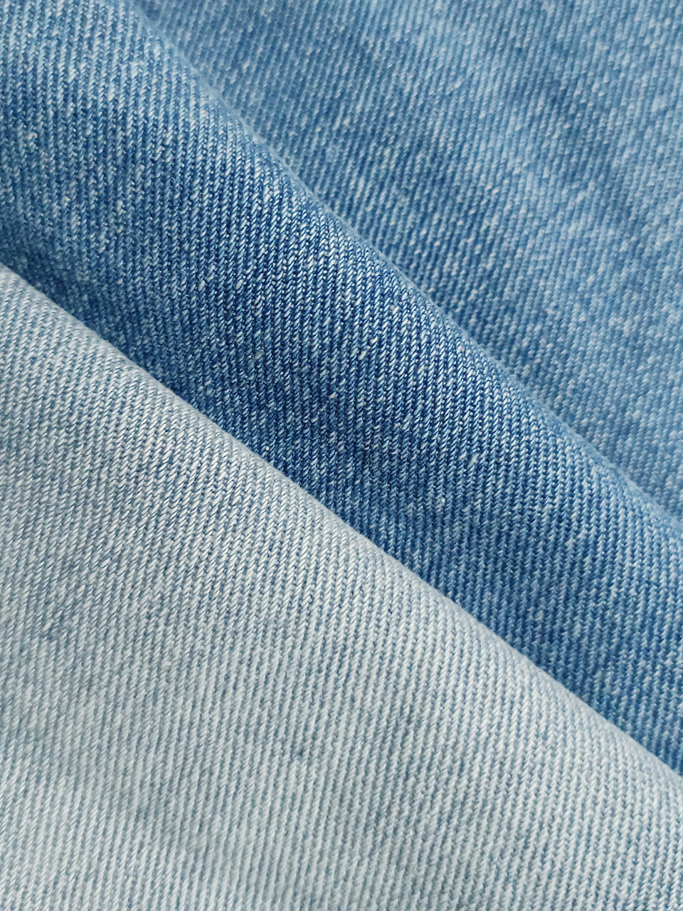 Denim Ripped Back Split Midi Skirts