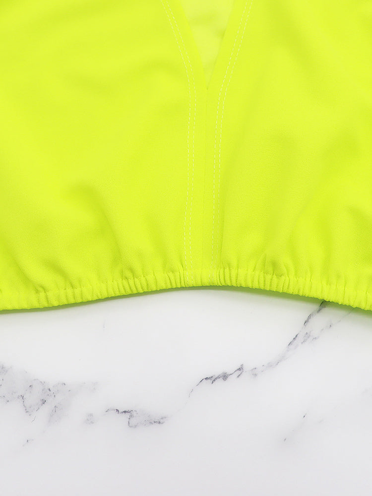 Two Piece Crop Top shorts Set