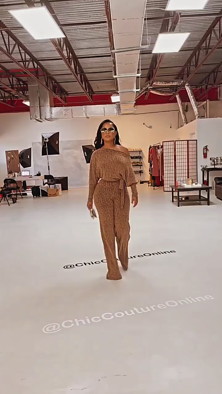 Leopardenmuster-Jumpsuit mit schulterfreiem Ausschnitt