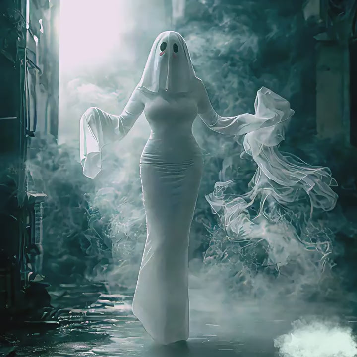 Halloween Costume Ghost Cosplay Dress