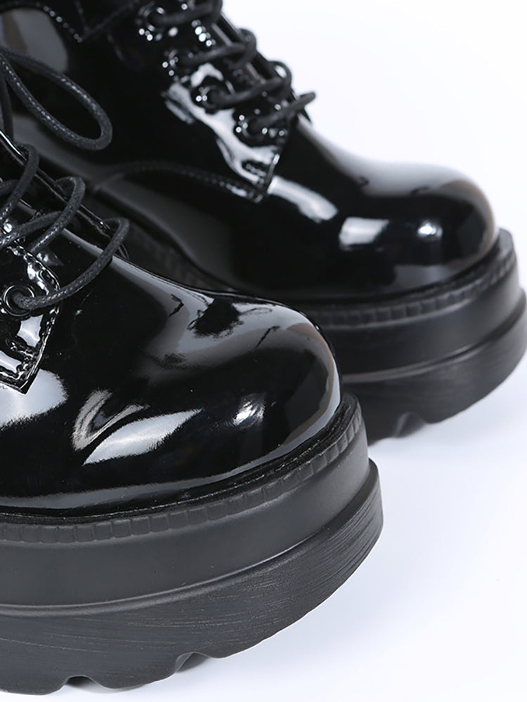 Halloween Bat Wing Platform Martin Boots