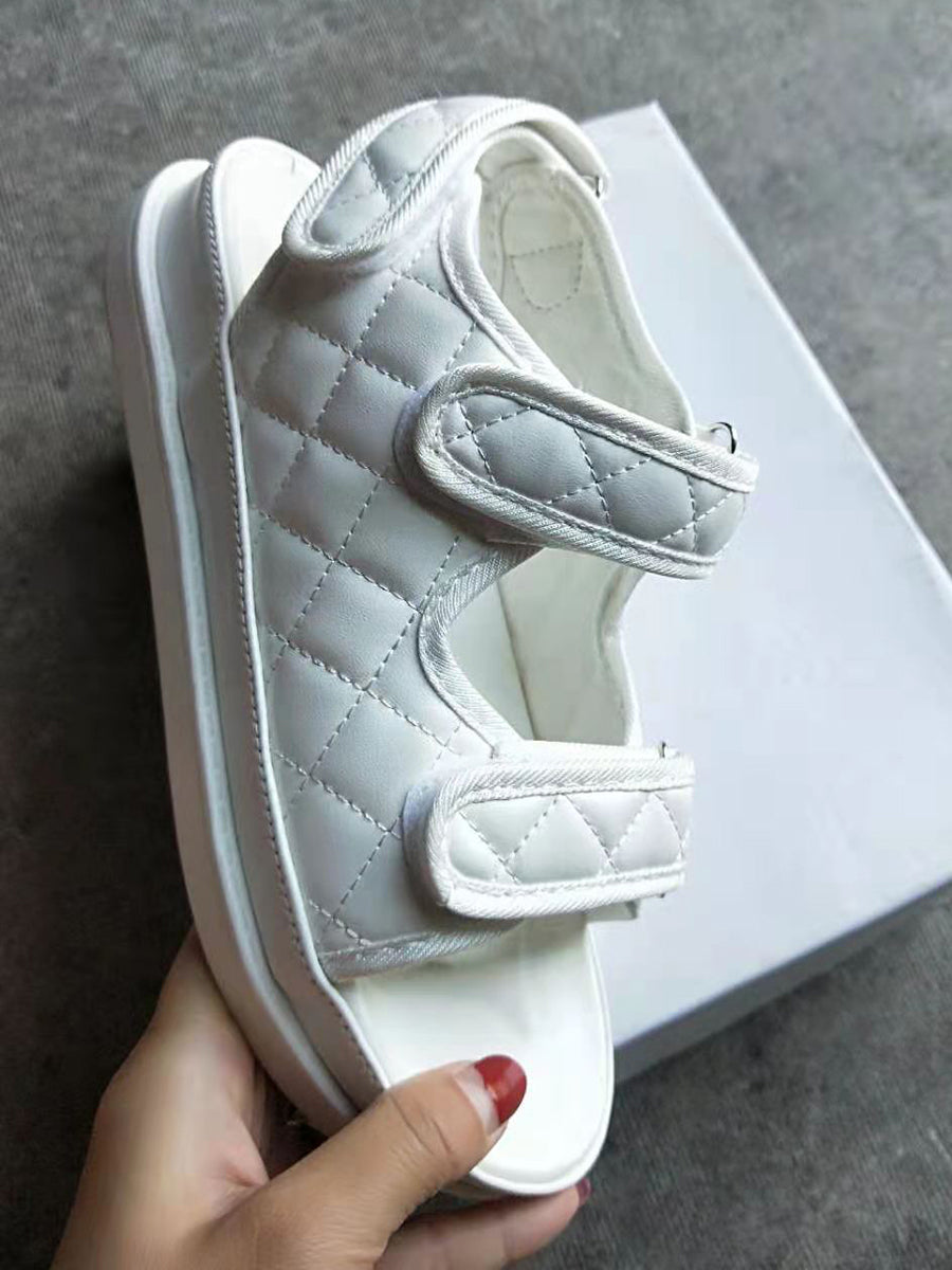 Soft Sole Chic Velcro Beach Sandal