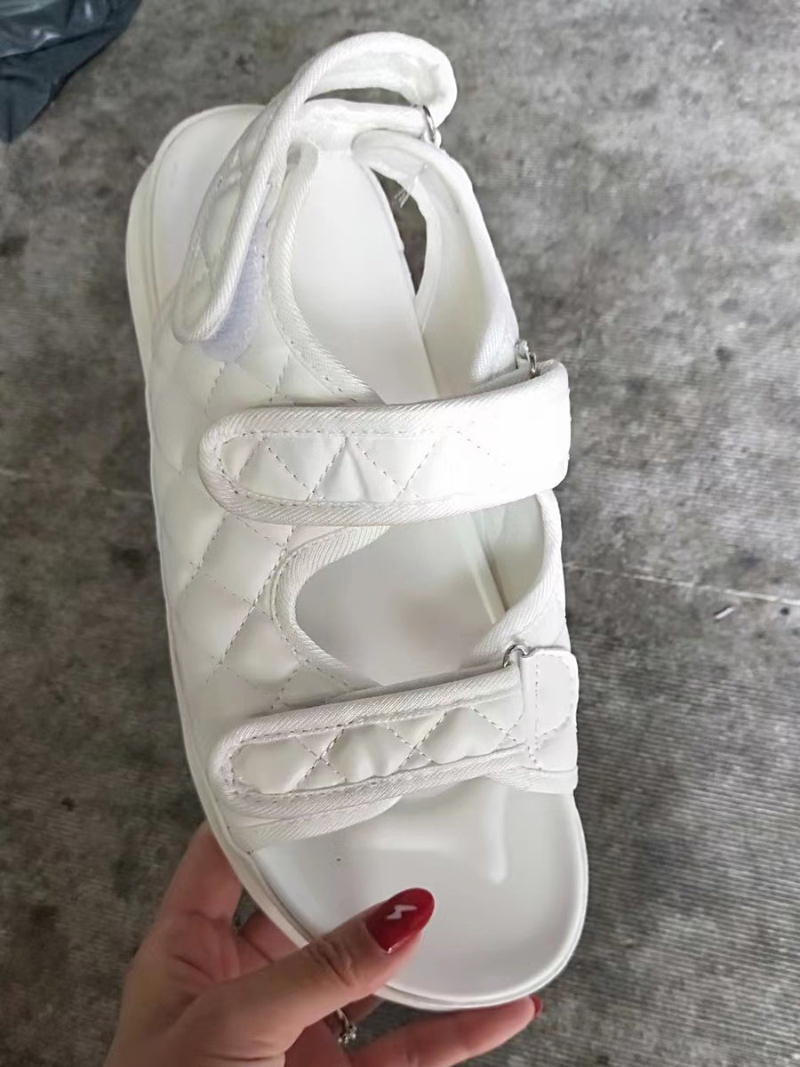 Soft Sole Chic Velcro Beach Sandal