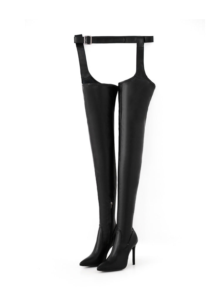 Elegant Thigh High Stiletto Boots