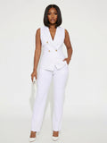 Vest Top Wide Leg Pants Set