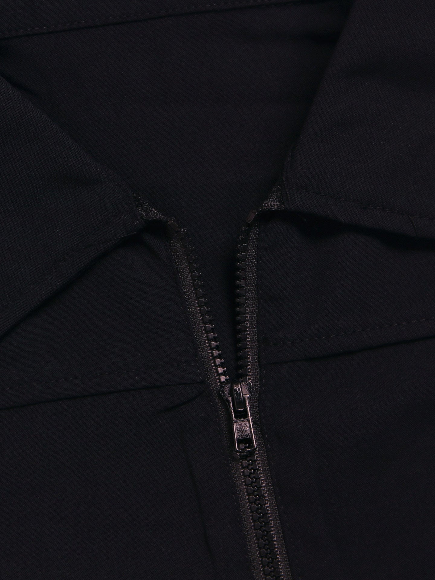 Short Sleeve Zipper Pocket Wide Leg Jumpsuit