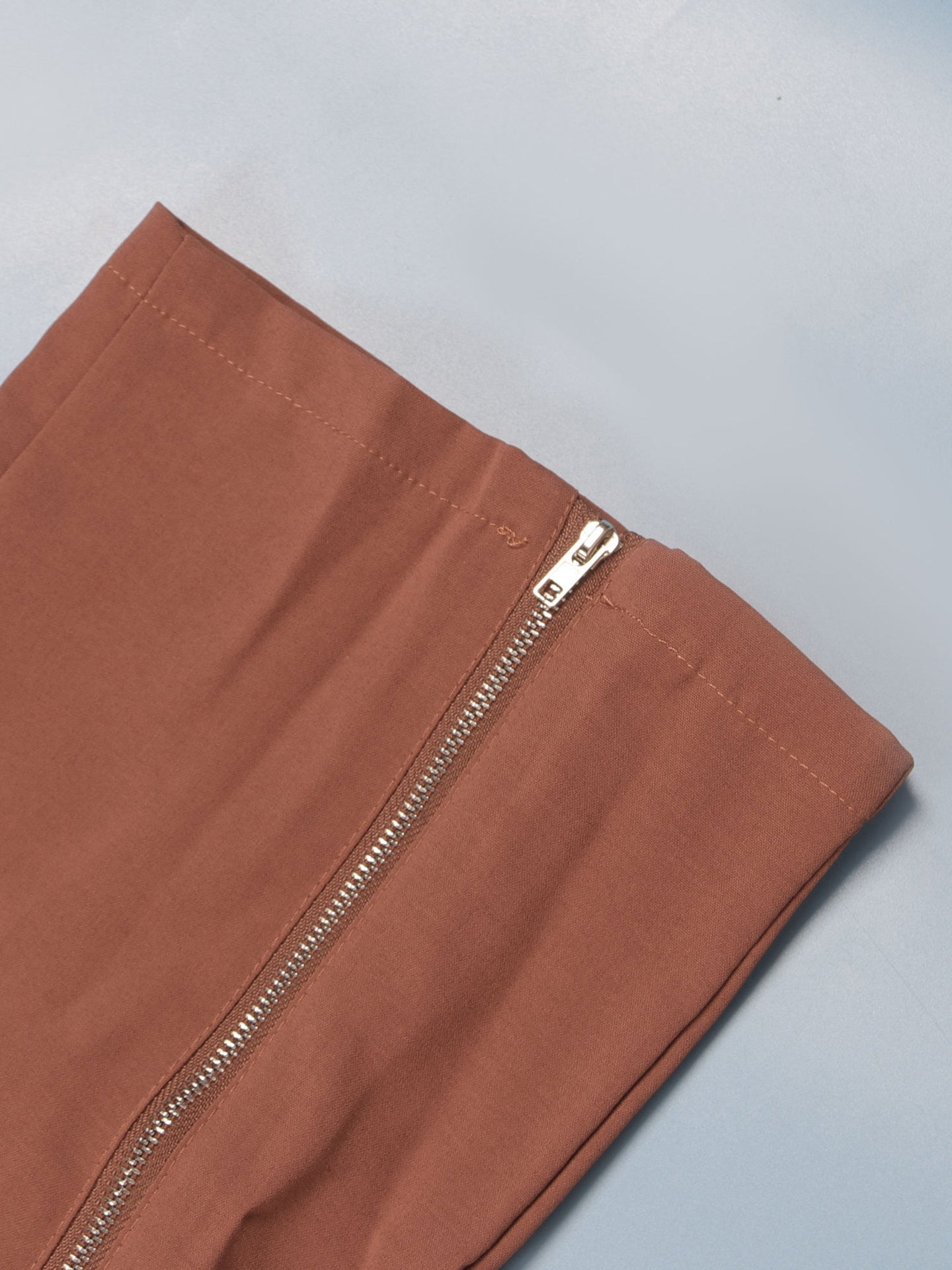 Short Sleeve Zipper Pocket Wide Leg Jumpsuit