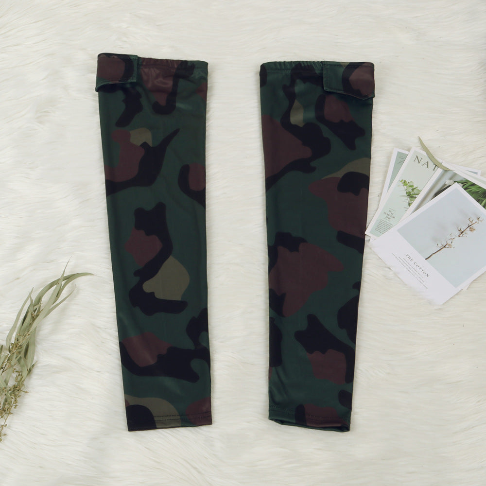 Two Piece Print Jacket High Footless Stockings Set