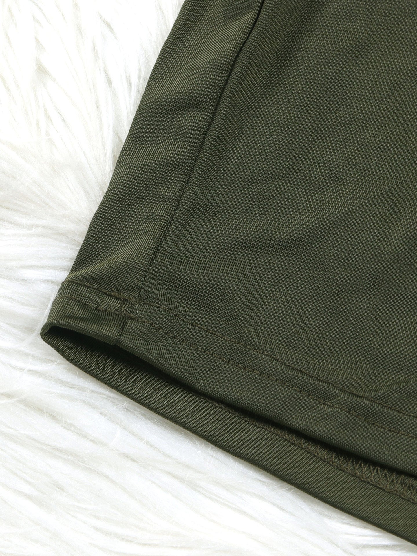 Two-Piece Solid Color Batwing Sleeve Shirt Set