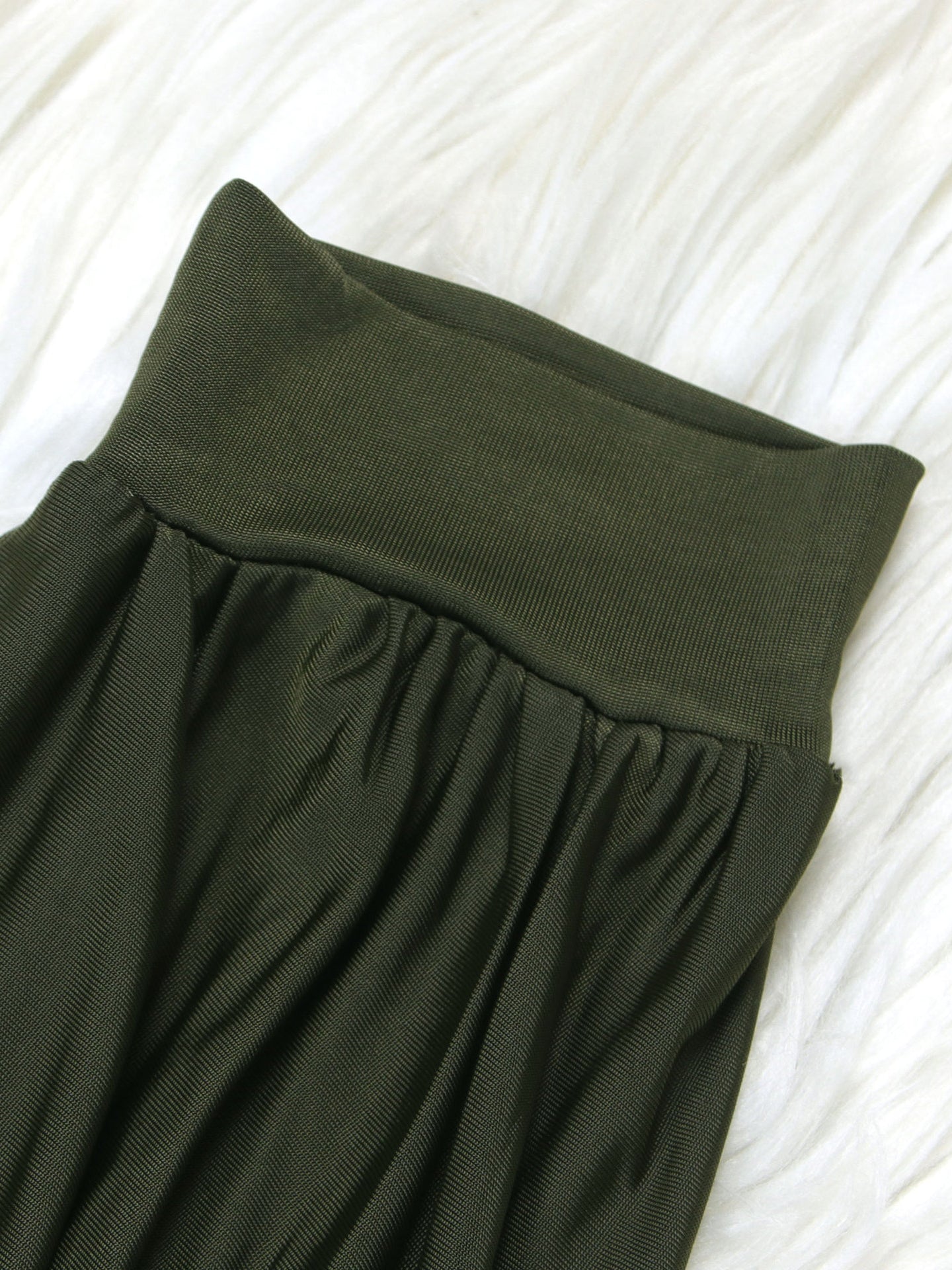 Two-Piece Solid Color Batwing Sleeve Shirt Set