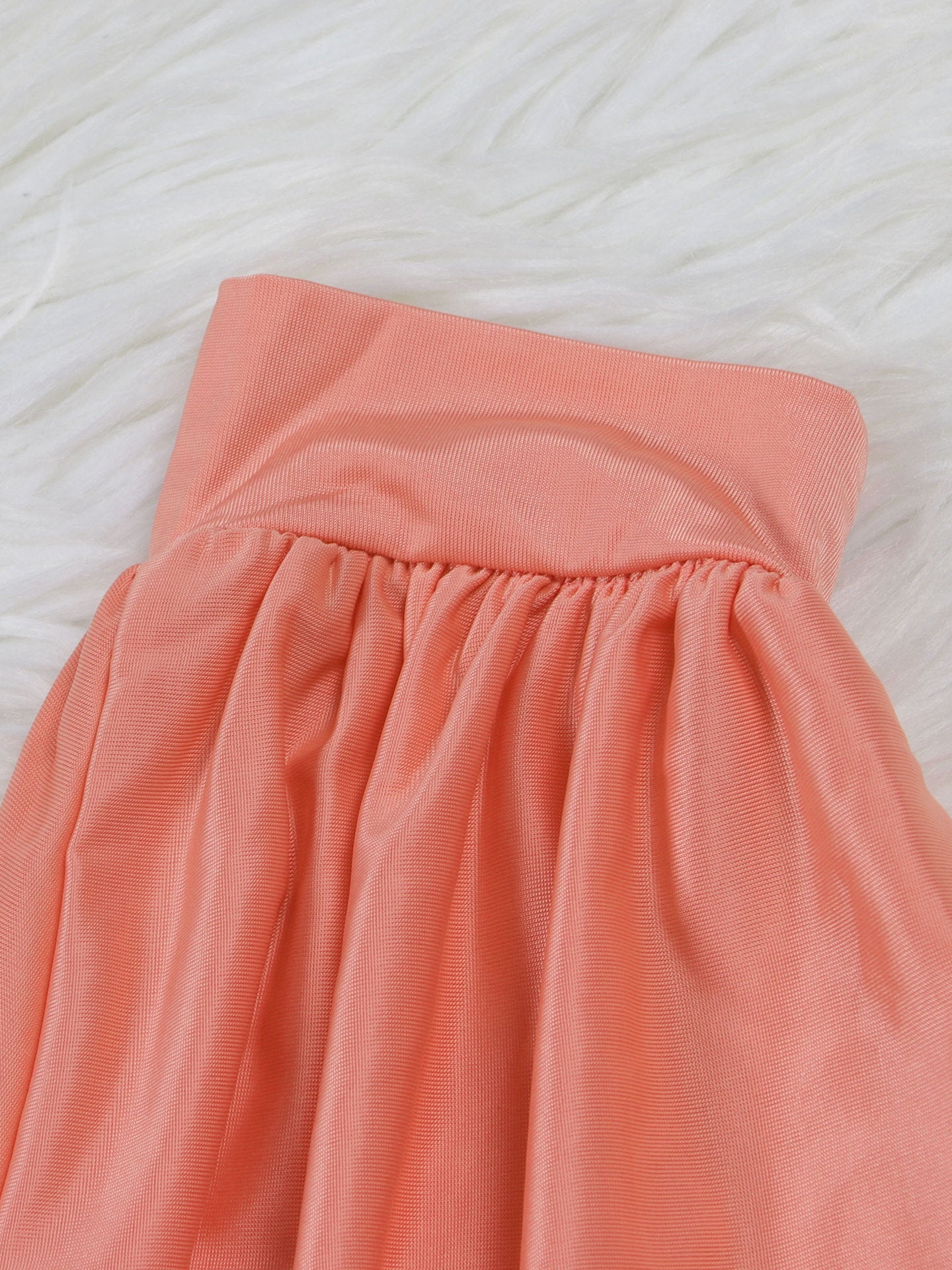 Two-Piece Solid Color Batwing Sleeve Shirt Set