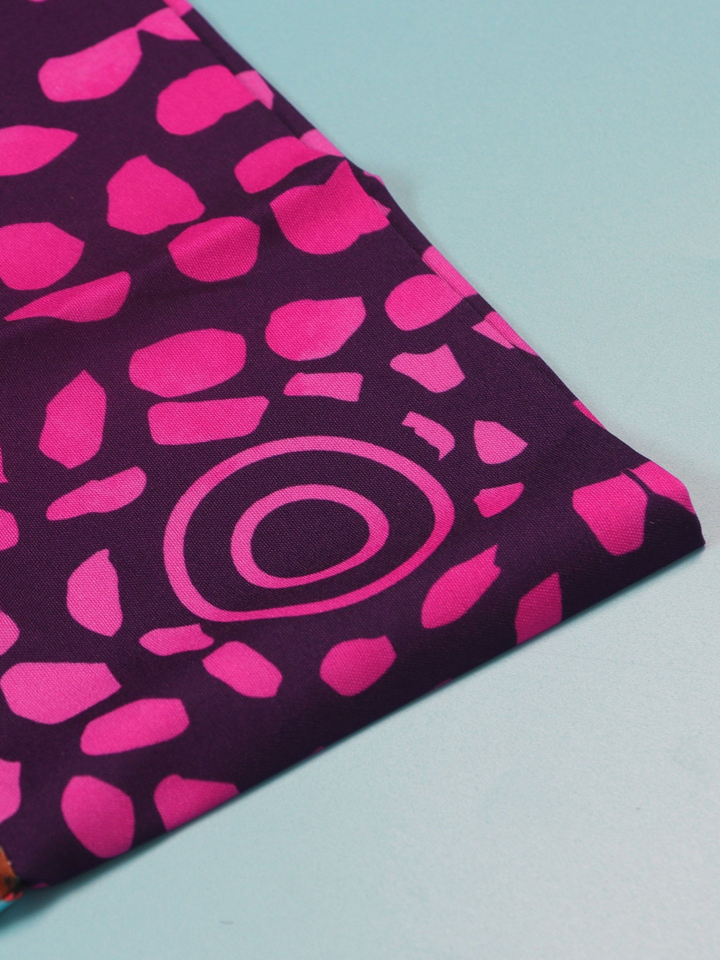 Print Zipper Wide Leg Jumpsuit