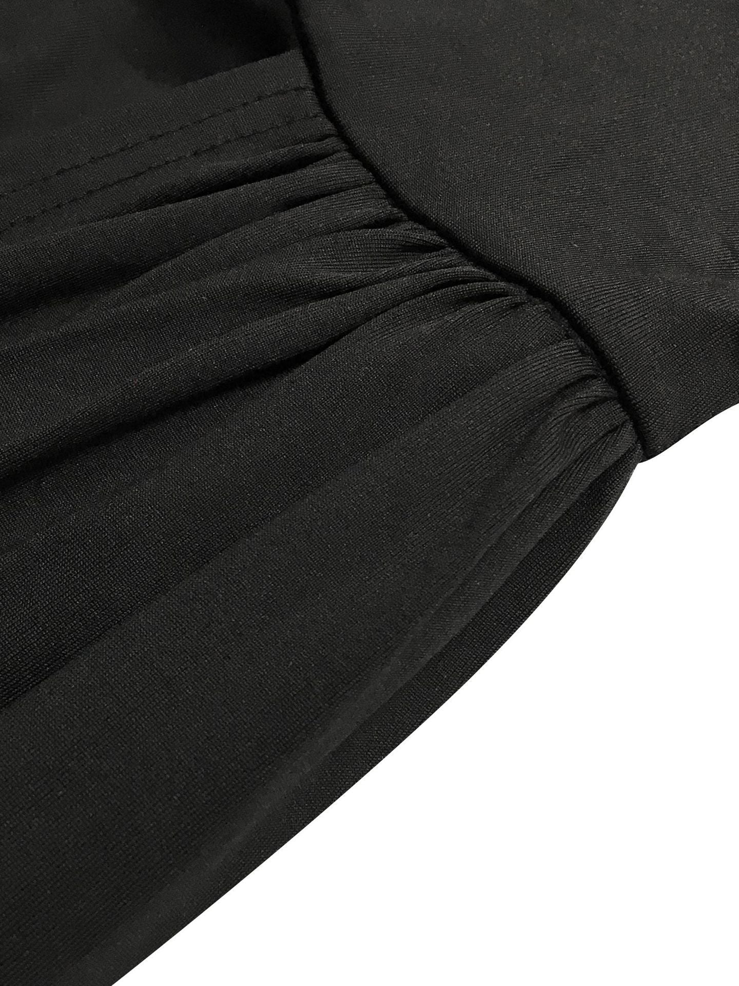 One Shoulder Pleated Bodycon Maxi Dress